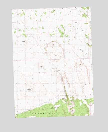 Moonlight Butte, OR USGS Topographic Map