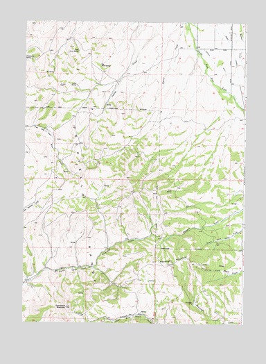 Moonlight Mountain, ID USGS Topographic Map