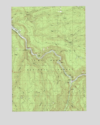 Bedford Point, OR USGS Topographic Map