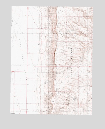 Moonshine Canyon, NV USGS Topographic Map