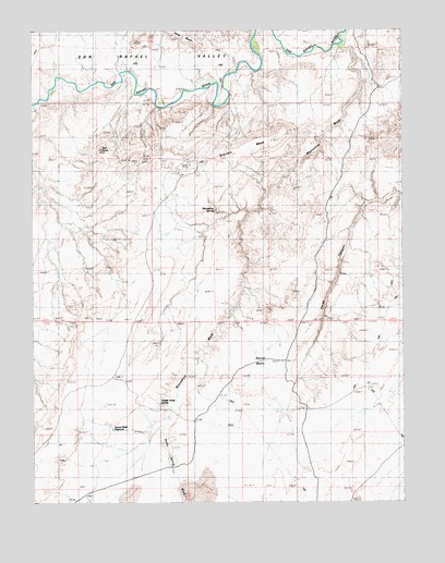 Moonshine Wash, UT USGS Topographic Map