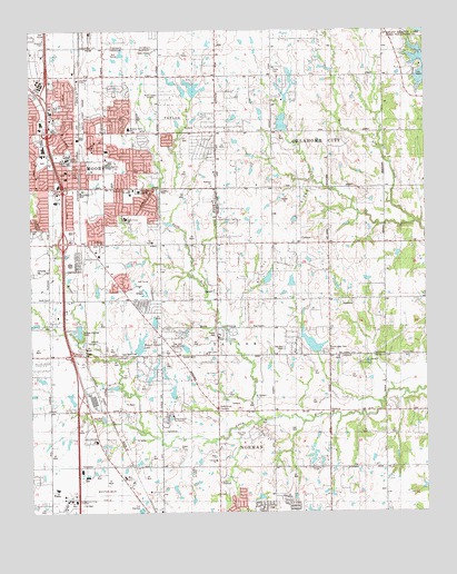 Moore, OK USGS Topographic Map