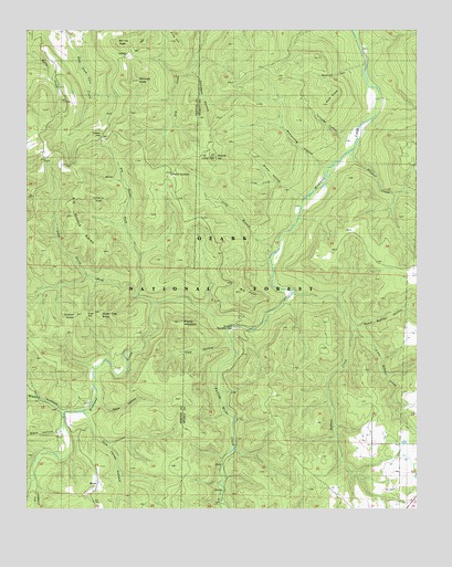 Moore, AR USGS Topographic Map
