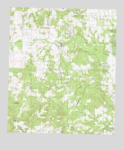Moore Station, TX USGS Topographic Map