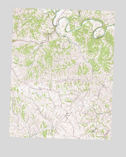 Moorefield, KY USGS Topographic Map