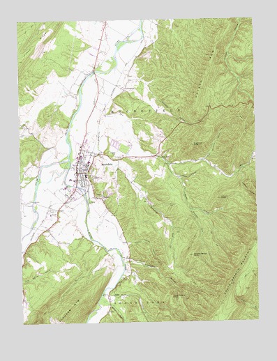 Moorefield, WV USGS Topographic Map