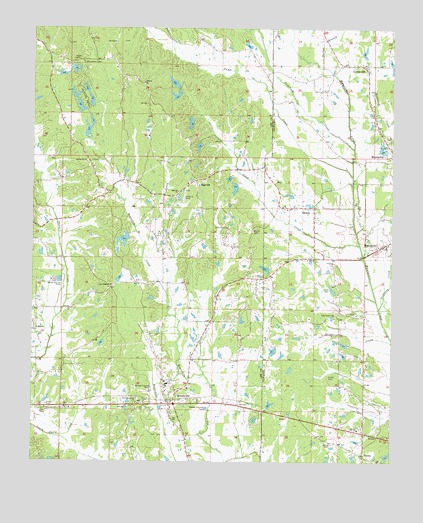 Mooreville, MS USGS Topographic Map