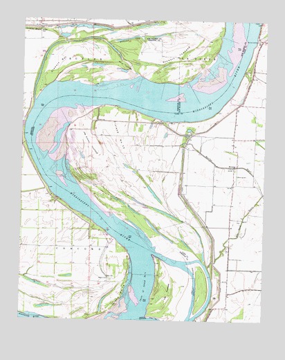 Mooring, TN USGS Topographic Map