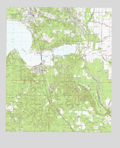 Mooringsport, LA USGS Topographic Map