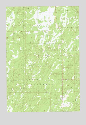 Moose Junction, WI USGS Topographic Map