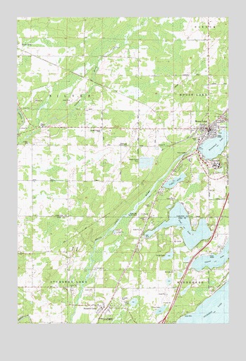 Moose Lake, MN USGS Topographic Map
