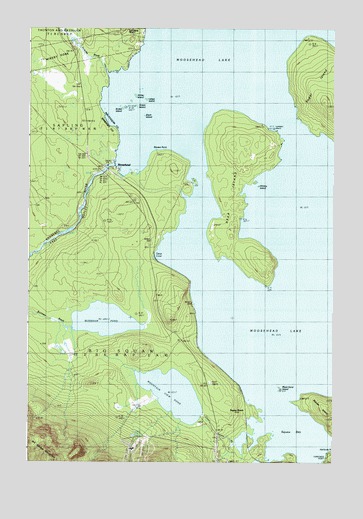 Moosehead, ME USGS Topographic Map
