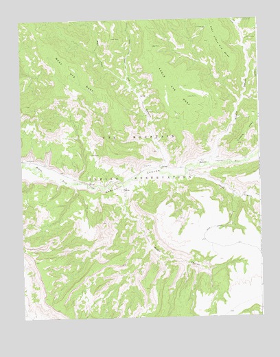 Moqui Canyon, CO USGS Topographic Map