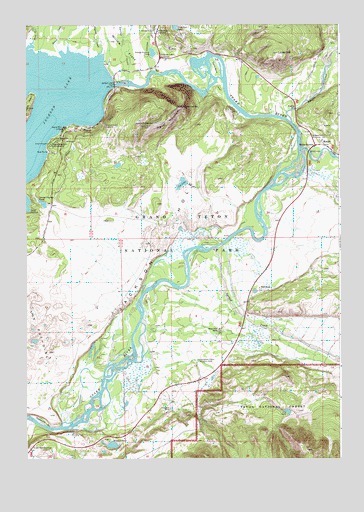 Moran, WY USGS Topographic Map