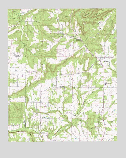 Bee Branch, AR USGS Topographic Map