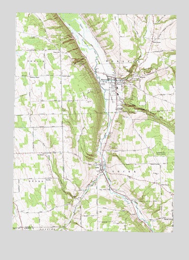 Moravia, NY USGS Topographic Map