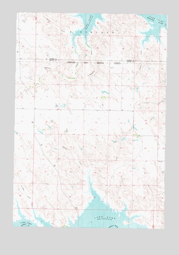 Moreau NW, SD USGS Topographic Map