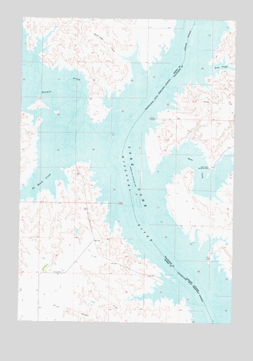 Moreau SE, SD USGS Topographic Map