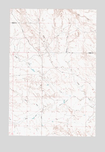 Morehouse Creek, MT USGS Topographic Map