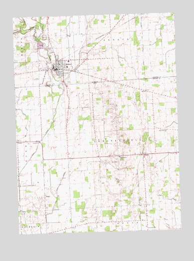 Morenci, MI USGS Topographic Map