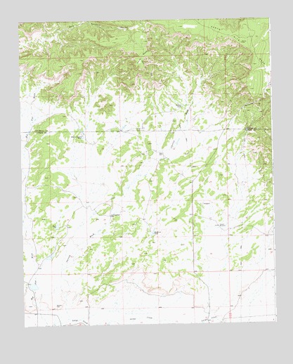 Moreno Hill, NM USGS Topographic Map