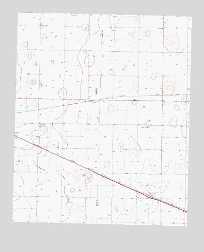 Aiken, TX USGS Topographic Map