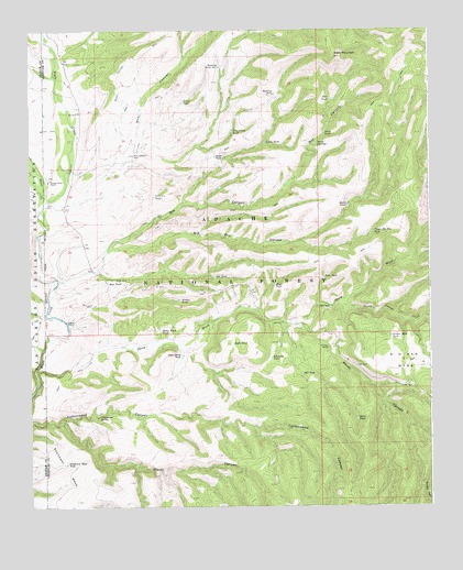 Bee Canyon, AZ USGS Topographic Map