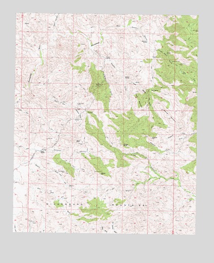 Morgan Butte, AZ USGS Topographic Map