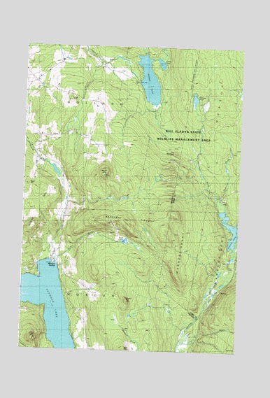 Morgan Center, VT USGS Topographic Map