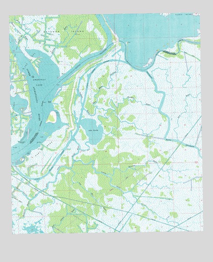 Morgan City SW, LA USGS Topographic Map