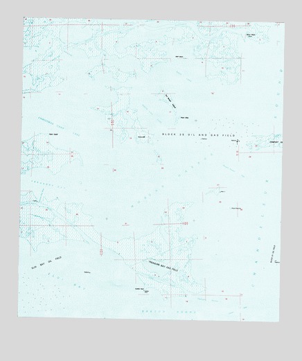 Morgan Harbor, LA USGS Topographic Map