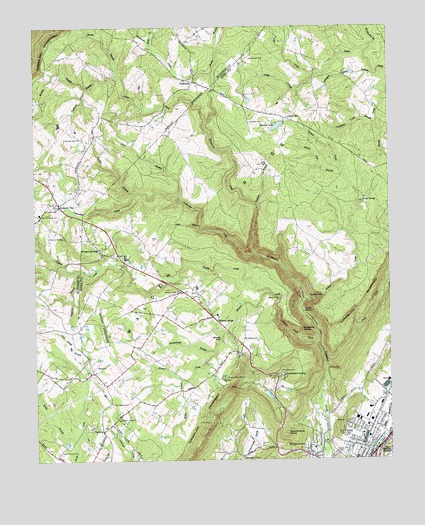 Morgan Springs, TN USGS Topographic Map