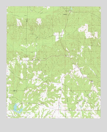 Morgan Springs, AL USGS Topographic Map