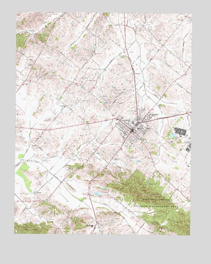 Morganfield, KY USGS Topographic Map