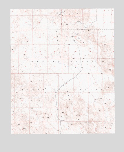 Morgans Well, CA USGS Topographic Map