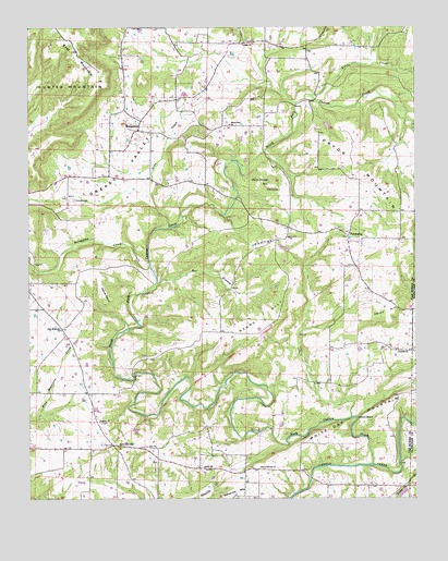 Morganton, AR USGS Topographic Map