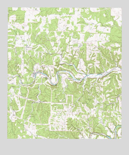 Bee Caves Creek, TX USGS Topographic Map