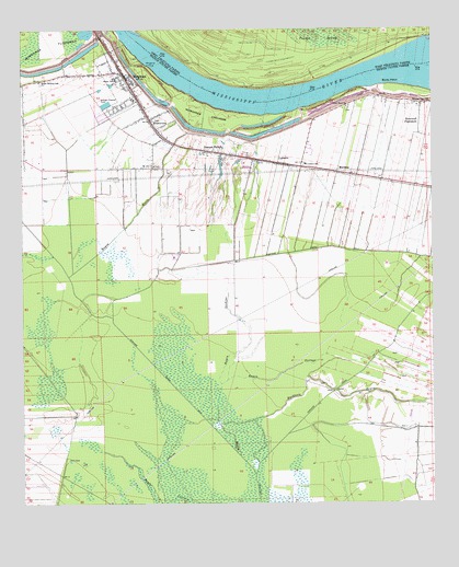 Morganza, LA USGS Topographic Map