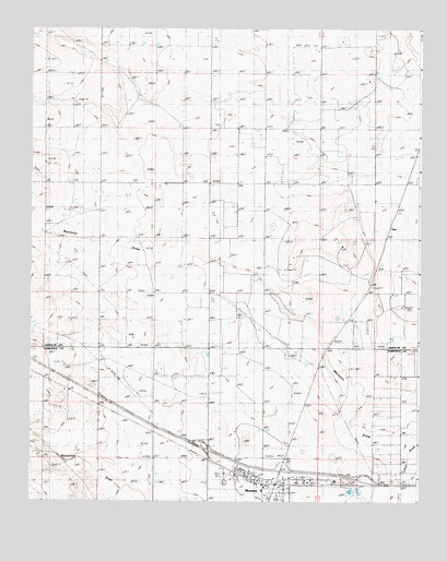 Moriarty North, NM USGS Topographic Map