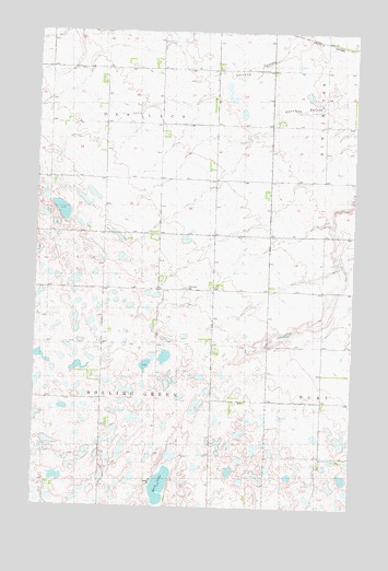 Mork Lake, ND USGS Topographic Map