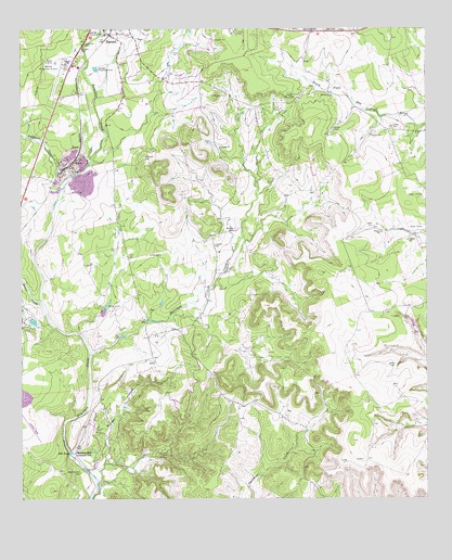 Mormon Mill, TX USGS Topographic Map