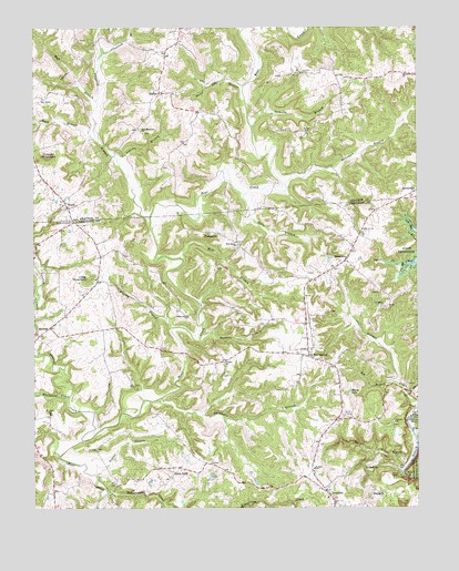 Bee Spring, KY USGS Topographic Map