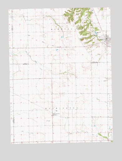 Morning Sun, IA USGS Topographic Map