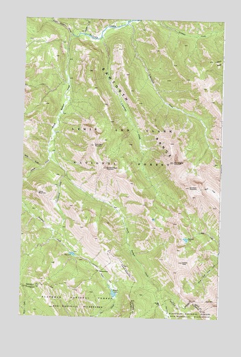 Morningstar Mountain, MT USGS Topographic Map