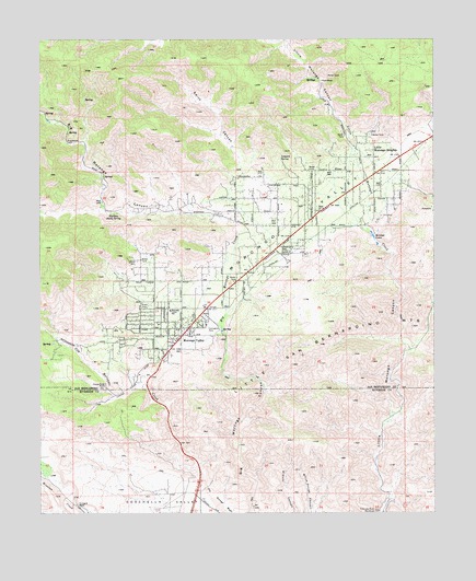 Morongo Valley, CA USGS Topographic Map