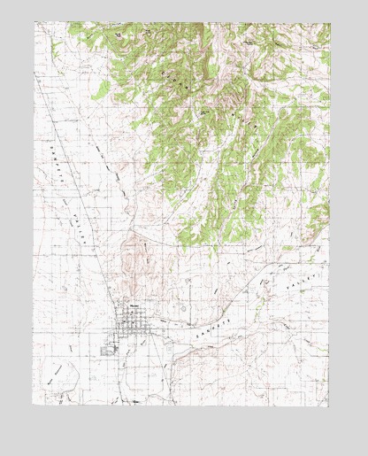 Moroni, UT USGS Topographic Map
