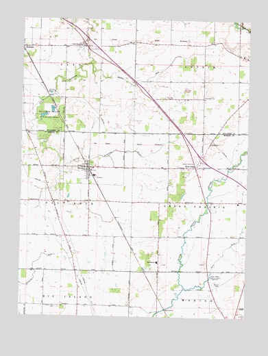 Morral, OH USGS Topographic Map