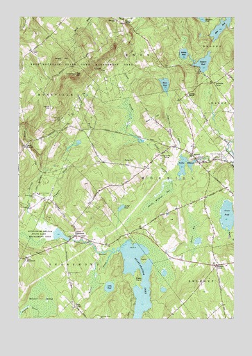 Morrill, ME USGS Topographic Map