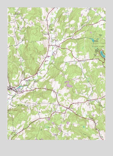 Morris, NY USGS Topographic Map