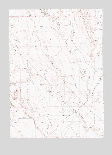 Morrisey NE, WY USGS Topographic Map